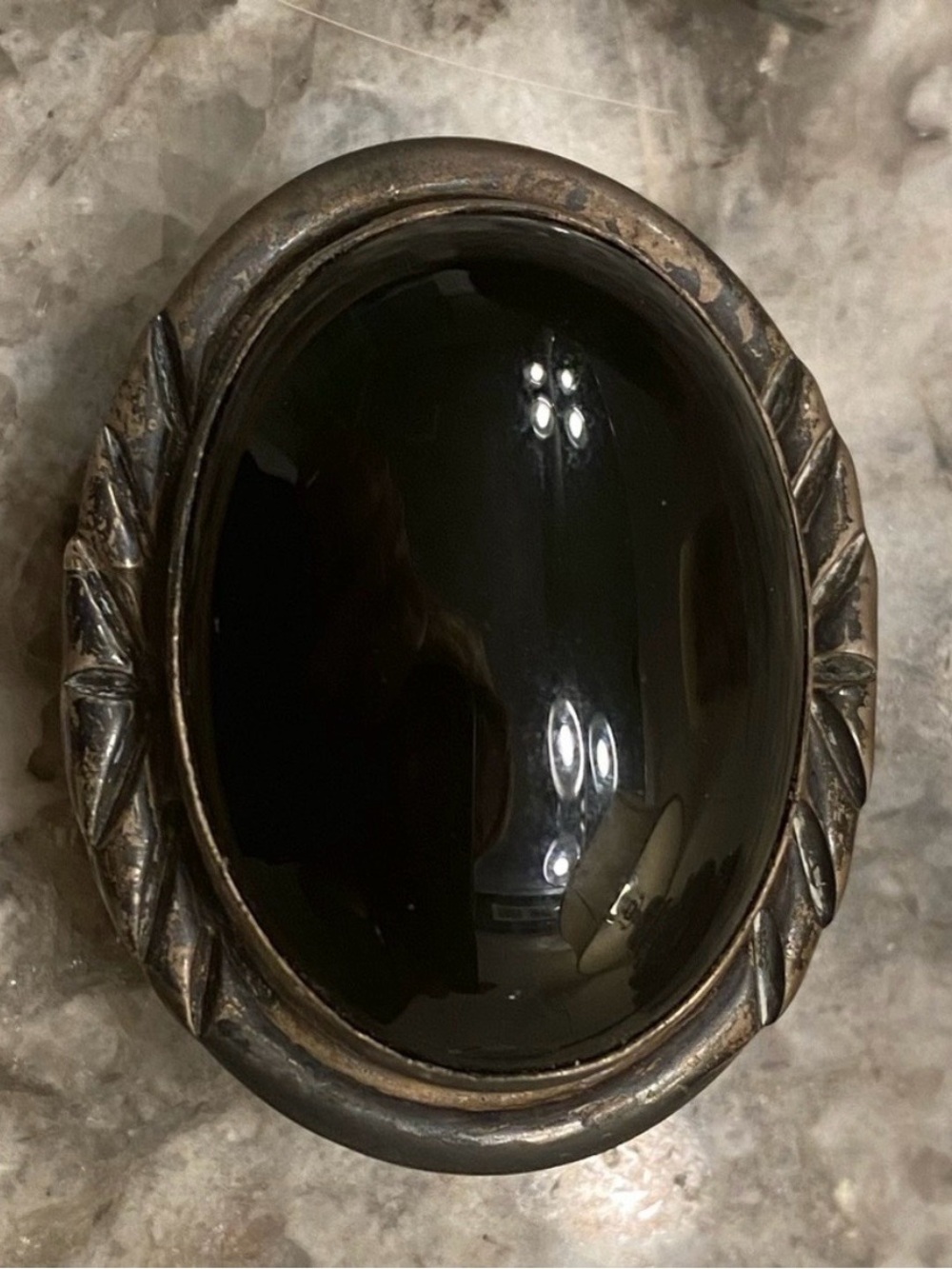 Native American Antique (early 1900’s) onyx bolo
